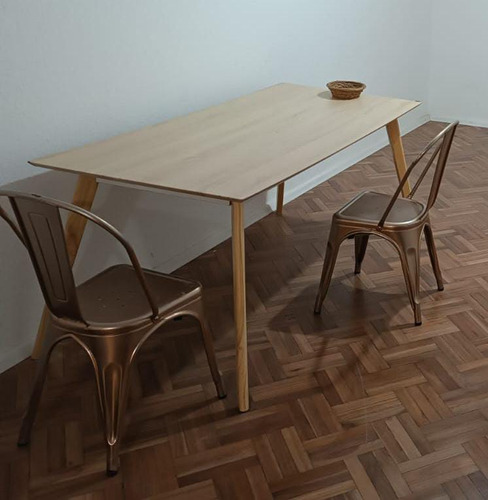 Mesa Comedor 1.60 X 80 Mdf Y Madera.