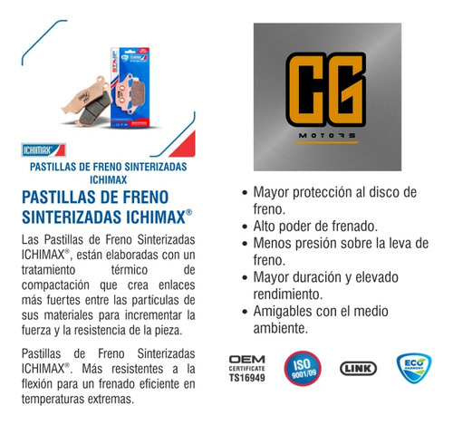 Pastilla Freno Delantera + Trasera Suzuki Gixxer 250 Di - Sf