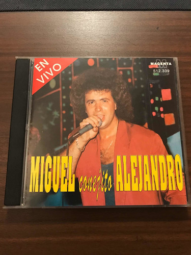 Miguel Conejito Alejandro En Vivo Cd Cumbia Bailanta 