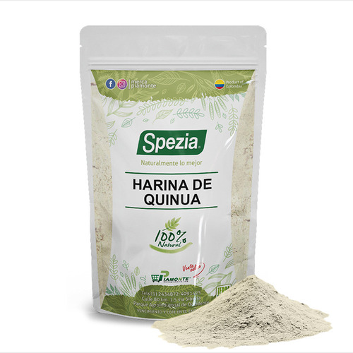 Harina Quinoa Pulverizada Vegana Keto Sin Gluten