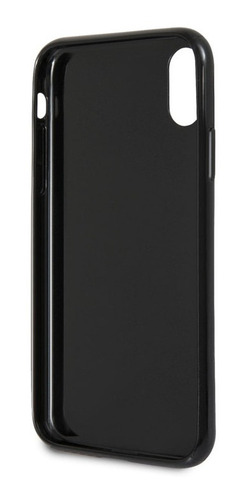 Forro Funda Bmw Signature Fibra Carbono iPhone X/xs Original