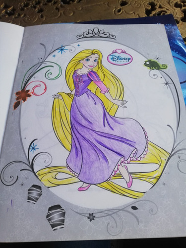 Lote Para Colorear Rapunzel Intensamente (Usado)