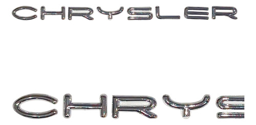 Emblema Letra Autos Camioneta Chryslerautos 2011-2018
