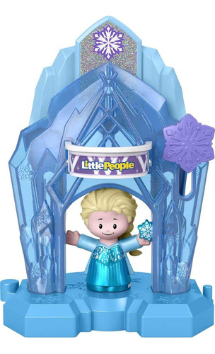 Disney Frozen Elsas Palace Little People Juego Portátil Con