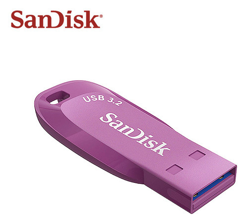 Unidade flash USB violeta Sandisk Ultra Shift 128gb Usb 3.2 SDCZ410-128g