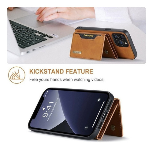 De Funda For iPhone Carcasa Case Con Cartera Separada Cuero