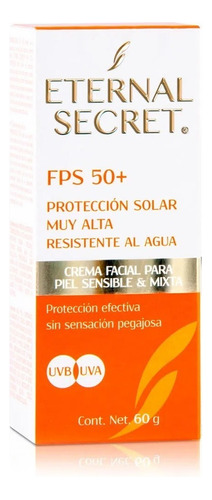 Bloqueador Solar Fps 50+ Eternal  Alta Proteccion