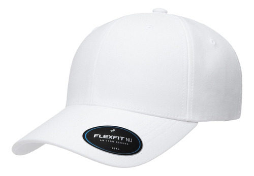 Flexfit Unisex Adulto Flexfit Nu Cap Sombrero, Blanco, Grand