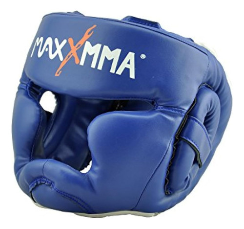 Maxxmma Casco De Cobertura Total (azul) Boxeo Mma Entrenamie