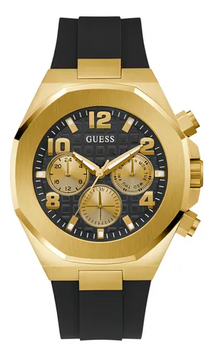 Reloj negro con dorado hotsell