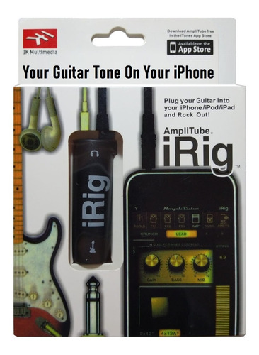 Irig Amplitube Conecta Tu Guitarra A Tu iPhone iPad O iPod