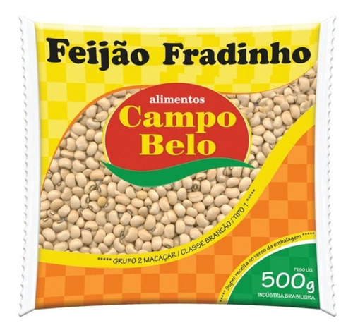 Feijão Fradinho Campo Belo 500g Kit C/10