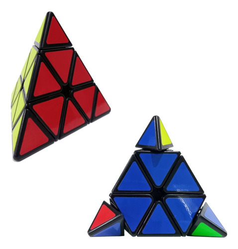 Cubo Rubik Pyraminx Qiyi Stickerless Qiming Pirámide 3x3