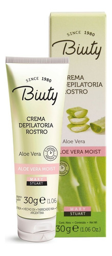 Biuty Mary Stuart Crema Depilatoria Rostro Con Aloe Vera 30g