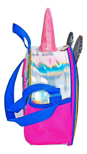 Imagen 5 de 6 de Lonchera Escolar Lentejuela Reversible Wilys Kids Wt379