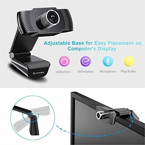 Cam 1080p Full Hd Camara Microfono Para Pc Usb 2.0 Plug