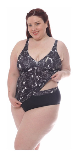Imagen 5 de 9 de Malla Tankini Mujer Talles Super Grandes Art 224