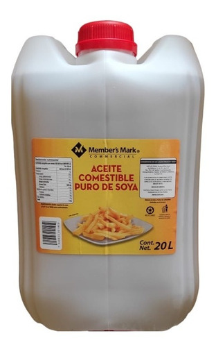 Aceite De Soya Comestible 20lt