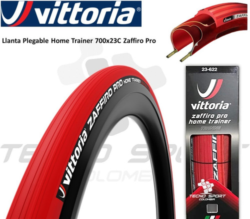 Imagen 2 de 7 de Llanta Vittoria 700 X 23 Zaffiro Trainer Rodillo Simulador
