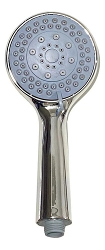 Kit De Ducha Teléfono Manguera Soporte Cromado Color Plateado/gris