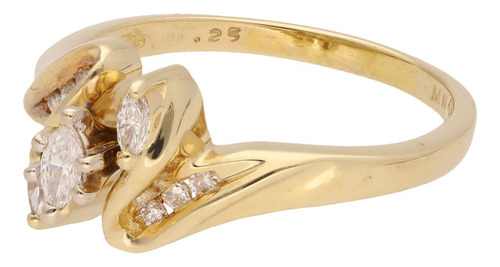 Imagen 2 de 5 de Juego De Esclava, Anillo Y Aretes 14k Y 18k Oro 13.90g Ramos
