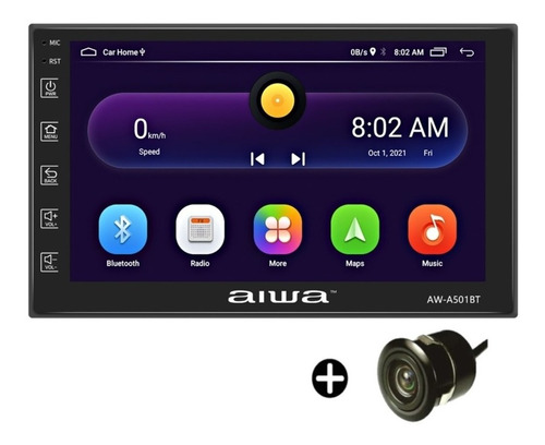 Auto Radio Android Aiwa Hd 7 Pulgadas 2 Din 1gb+16gb Bt Wifi