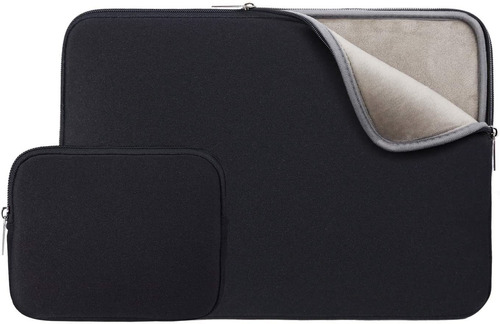 Funda Negra Para Laptop De 14 Pulgadas Y Bolso Pequeno