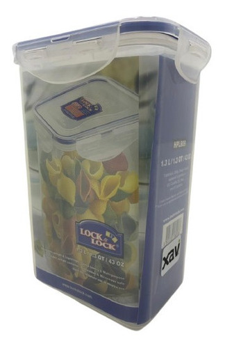 Envase Hermético Rectangular 1.3lts Lock&lock D. 3954 Xavi