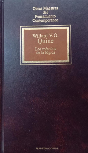 William V O Quine Los Métodos De La Lógica (Usado)