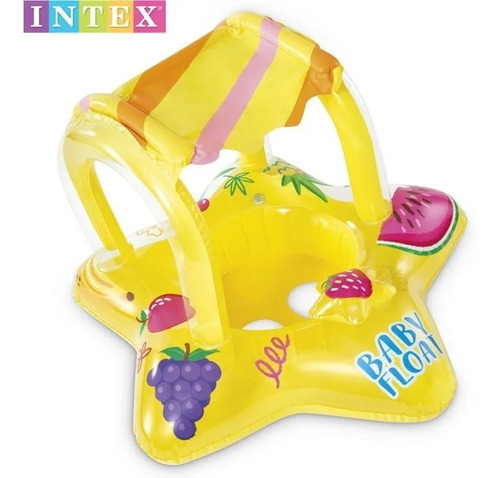 Flotador Para Niños De Estrella Marca Intex, De 81cmx66cm