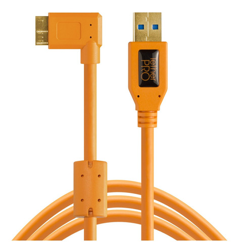 Cable De Ángulo Recto, 15 '(4,6 M), Naranja