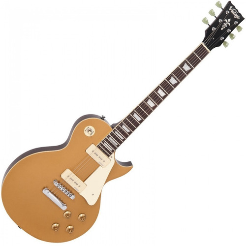Guitarra Les Paul Vintage V100 Gold Top P90