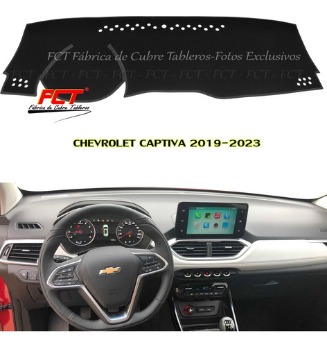 Cubre Tablero Chevrolet Captiva Premier 2019 2020 2021 Fct