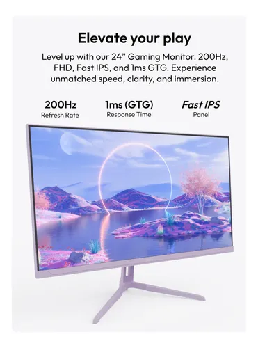 Pixio Px248 Wave Purple 24 Inch 200hz Refresh Rate | Meses sin interés