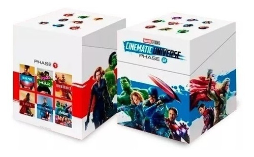 Combo Marvel Fase 1 Y 2  / 12 Títulos Blu-ray / Avengers
