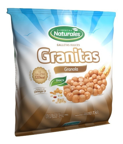 Galletitas Dulces Granitas Snack Granola Caja X 14 Paq