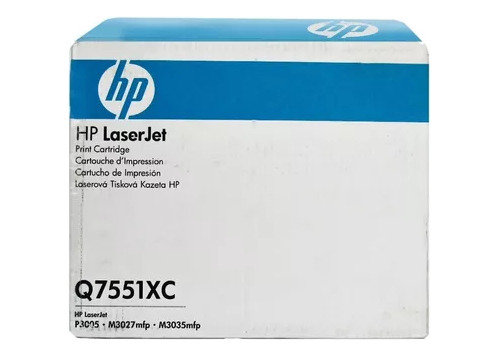 Toner Hp 51x  (q7551xc) Negro, Caja Blanca