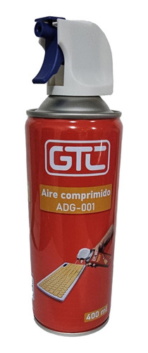 Aire Comprimido Aerosol 400 Ml Para Limpiar Pc Celular Tv 