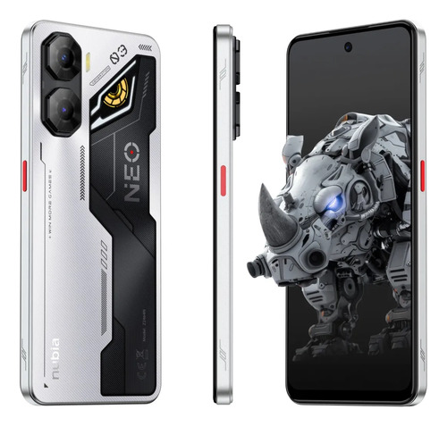 Nubia Neo 3 5g 256gb 8gb 120hz 6.8 Pulgadas 6000mah 50mp Ai Cam Altavoces Dobles Estéreo Con Dts Dorado Plateado
