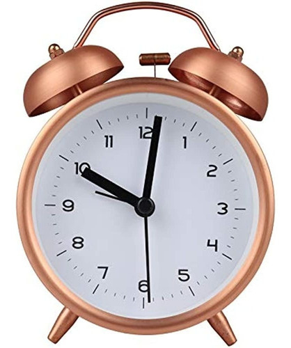 Reloj Despertador De Campana Doble De 4 Pulgadas Reloj De Es