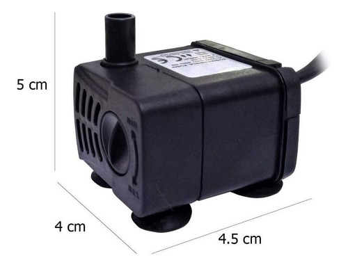 Imagen 3 de 7 de Bomba De Agua Sumergible Wp-3200 Para Peceras Acuarios