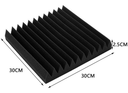 Paquete De 12 Esponjas De Estudio De Grabación Insonorizadas