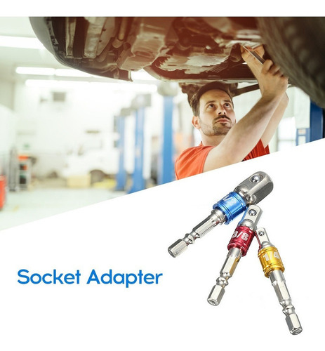Adaptador De Enchufe For Taladro De Impacto Hexagonal, Jueg