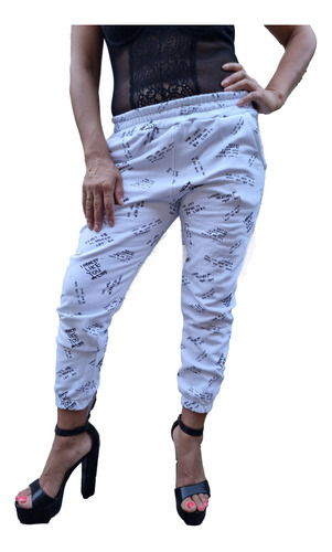 Jogging Mujer Pantalon Algodon Friza Deportivo Casual