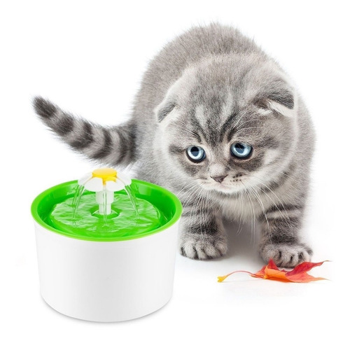 Imagen 1 de 5 de Moda Automático 1.6l Perro Gato Mascotas Agua Bebedero Masco