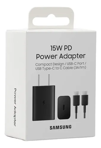 comprar Samsung Cargador 15watts Original Para Galaxy A54 A14 A34