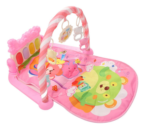 Alfombrilla De Piano Baby Kick Para Bebés Pequeños, Rosa Con