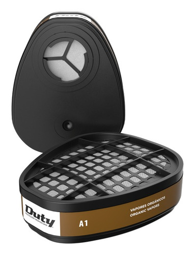 Semimáscara Duty 5502 Silicona C/filtros 5001 Vap Org Pint
