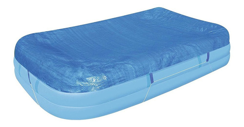 Cubre Piscina Rectangular Bestway Cobertor 2,95 X 2,2 Gomon Color Azul