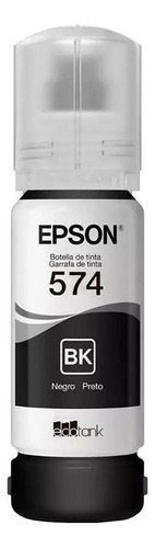 Tinta Para Impresora Epson T574 Color Black De 70 Ml Black